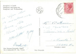 ITALIE CARTE 35c MARINA GRANDE  POUR CERNY LA FORET ( MANCHE ) DE 1960  LETTRE COVER - 1946-60: Marcophilia