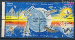 USA 1481-1488 Achterblock (kompl.Ausg.) Postfrisch 1981 Raumfahrt (10348639 - Ongebruikt