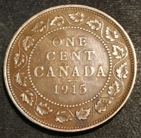 CANADA - 1 CENT 1913 - KM 21 - Georges V Avec "DEI GRATIA" - Canada