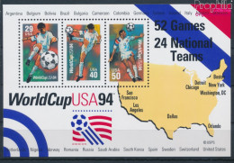 USA Block33 (kompl.Ausg.) Postfrisch 1994 Fussball WM (10348648 - Unused Stamps