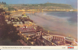 PC36256 The Spa And South Bay By Night. Scarborough. Dennis. 1984 - World