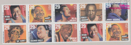 USA 2492-2499 Zehnerblock (kompl.Ausg.) Postfrisch 1994 Musikgeschichte - Blues Und Jazz (10368288 - Unused Stamps