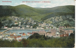 PC38755 Heidelberg. Alte Brucke Und Schloss V. D. Molkenkur. 1927. B. Hopkins - Monde