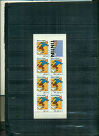 FRANCE FETE DU TIMBRE 2000 TIN TIN 1 CARNET DE 7 TIMBRES  NEUF A PARTIR DE 1,25 EUROS - Dag Van De Postzegel