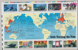 USA Block32 (kompl.Ausg.) Postfrisch 1993 Zweiter Weltkrieg (10368290 - Nuovi