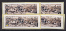 France Timbres De Distributeurs  N°1192 - 4 Valeurs - Neuf ** Sans Charnière - TB - 2010-... Illustrated Franking Labels