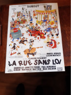 Affiche   Par  Dubout -  La Rue Sans Loi Film Claude Dolbert - Afiches