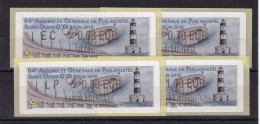 France Timbres De Distributeurs  N°1191 - 4 Valeurs - Neuf ** Sans Charnière - TB - 2010-... Vignettes Illustrées