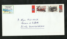 Lettre Arc Les Grays Le 8/11/2004 N°3611 Et 3616 Se Tenant     Camion De Pompiers Et Véhicule De Police  TB - Cartas & Documentos