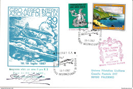 1987 Italia - Repubblica ,  - 39° Giro Aereo Internazionale Di Sicilia ANNULLI - Europe