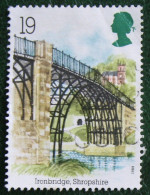 19P INDUSTRIAL ARCHAEOLOGY RIVER BRIDGE (Mi 1206) 1989 Used Gebruikt Oblitere ENGLAND GRANDE-BRETAGNE GB GREAT BRITAIN - Usados