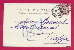 Écrit Sur Carte Postale Fantaisie Daté Du 3 Août 1903 - Document Expédié Et Destiné à Dieppe Dans La Seine Inférieure - 1900-02 Mouchon