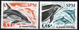 Saint-Pierre Et Miquelon 2005 - Mi.Nr. 932 - 933 - Postfrisch MNH - Tiere Animals Delfine Dolphins - Delfines