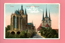 ALLEMAGNE . DEUTSCHLAND . ERFURT . DOM UND SEVERINSKIRCHE - Réf. N°38711 - - Erfurt