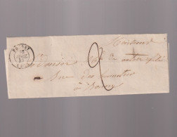 Lettre De Poissy à Rouen Du 28 Avril 1849 - 1801-1848: Precursores XIX