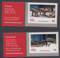 Germany 2020, Personalized Stamps, Dinosaurs, Plateosaurus - Prehistóricos