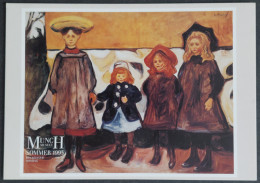 Carte Postale - Munch Museet (musée) Sommer 1993 (Quatre Filles à Asgardstrand - Edvard Munch) - Pittura & Quadri
