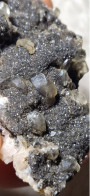 Ematite Minerale@ Ematite Calcite Cristalli Stahlberg Mt-Rimbach Pres Masevaux Francia - Minerals