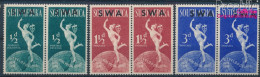 Namibia - Südwestafrika 260-265 Waagerechte Paare (kompl.Ausg.) Postfrisch 1949 Weltpostverein UPU (10363539 - Namibië (1990- ...)