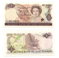 New Zealand One (1) Dollar QEII ND 1989-1992 Brash Or Hardie Sign P-169 UNC Light Foxing - New Zealand