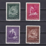 SLOVAKIA 1942, Sc# 70-73,  Philatelic Exhibition At Bratislava, MH - Unused Stamps