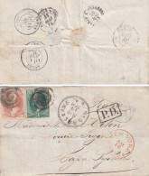 MTM114 - 1875 TRANSATLANTIC LETTER USA TO FRANCE Steamer SCYTHIA MAIDEN VOYAGE - PAID - Poststempel