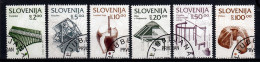 Slovenie Mi 51,56 Kultuur Gestempeld - Slovenië