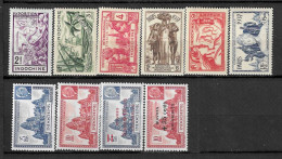 C207  Indochine Séries Exposition De Paris Plus Pétain N++ - Unused Stamps