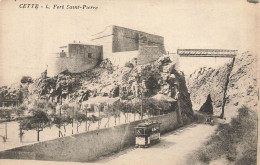 Sète * Cette * Route Et Le Fort St Pierre * Tram Tramway - Sete (Cette)