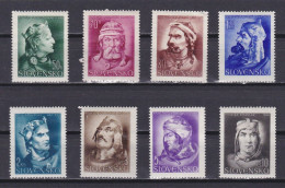 SLOVAKIA 1944, Sc# 95-102,  Princes, MH - Neufs