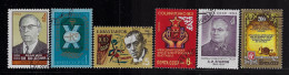 RUSSIA 1983  SCOTT #5154,5155,5162,5169,5177,5178  USED - Oblitérés