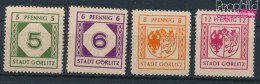 Görlitz 1-4 (kompl.Ausg.) Postfrisch 1945 Ziffer Und Wappen (10348267 - Autres & Non Classés