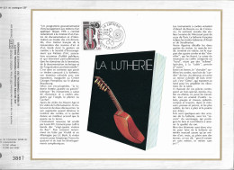 Feuillet N° 521 Du Catalogue CEF Lutherie 1 Timbre à 1,30  Paris Et Mirecourt 8 .12.1979 - 1970-1979