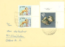 GERMANY - 1967, STAMPS COVER TO CRIMMITSCHAU GERMANY. - Brieven En Documenten