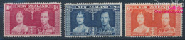 Neuseeland 232-234 (kompl.Ausg.) Postfrisch 1937 Krönung (10364291 - Ongebruikt