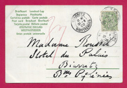 Écrit Sur Carte Postale Daté Du 30 Septembre 1902 - Document Expédié De Neuilly Sur Seine à Destination De Biarritz - 1898-1900 Sage (Tipo III)