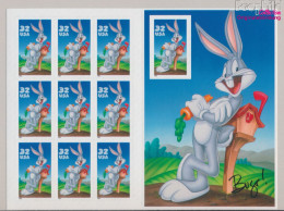 USA 2829BA FB Folienblatt (kompl.Ausg.) Postfrisch 1997 Comicfigur - Bugs Bunny (10368269 - Nuovi