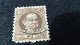 CUBA- 1920--35-  10  C.    DAMGALI - Usados