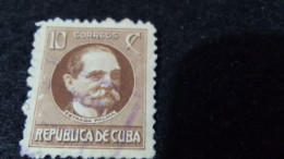 CUBA- 1920--35-  10  C.    DAMGALI - Oblitérés