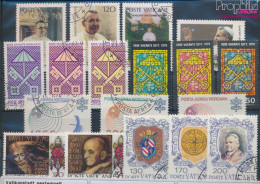 Vatikanstadt Gestempelt Papst Paul VI. 1978 Papst Paul VI. Fernmeldetag U.a.  (10352170 - Used Stamps