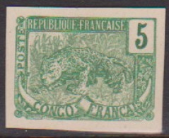 Congo  30j(*) Variété Essai Non Dentelé - Autres & Non Classés