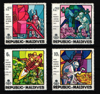 Malediven 305-308 Postfrisch #GK589 - Maldiven (1965-...)