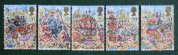 Lord Mayor LONDON WAR HORSE MILITARY Mi 1230-1234 1989 Used Gebruikt Oblitere ENGLAND GRANDE-BRETAGNE GB GREAT BRITAIN - Gebraucht