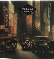 PUZZLE  UNE RUE DE NEW YORK  EN  1920   500 Pieces - Rompecabezas