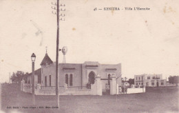 KENITRA  -  RABAT  -  MAROC  -  CPA  ANIMEE  DE  1928   -  VILLA  L'HERMITE - Rabat