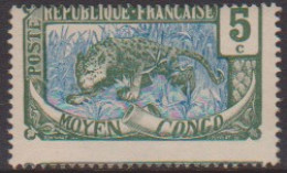 Congo  51d Variété Piquage Décalé - Sonstige & Ohne Zuordnung