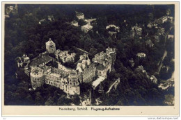 HEIDELBERG Schloss  Fliegeraufnahme, Luftbild, Flugaufnahme, Foto AK - Heidelberg