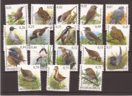 Lot Allemaal Verschillende Buzin Vogels In  EURO Postfris Zonder Scharnier ** - Collections