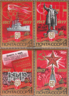 Soviet Union 4662-4665 (complete Issue) Unmounted Mint / Never Hinged 1977 October Revolution - Nuevos