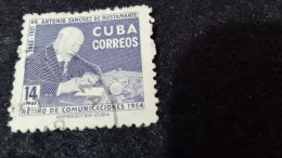 CUBA- 1950--55-  14  C.    DAMGALI - Used Stamps